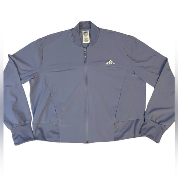 adidas Jackets & Blazers - Adidas Women/Teen Aero Ready Cropped Windbreaker Track Jacket, Size XL Violet